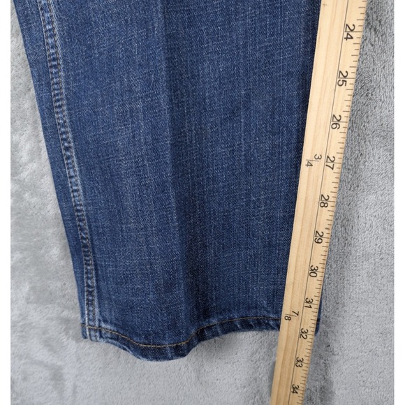 Wrangler Retro Relaxed Boot Jeans Men's 42x33 Blue Denim Western Cowboy Rodeo - Picture 5 of 6